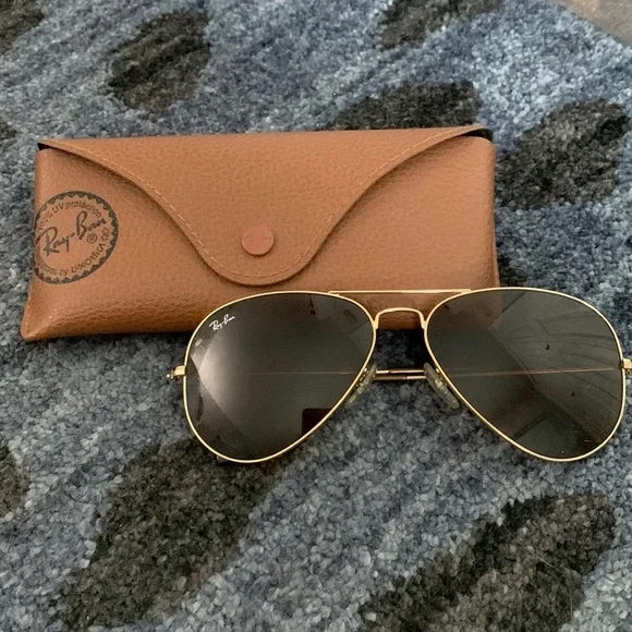 Ray-Ban | Accessories | Popular Rayban Aviators With Gold 